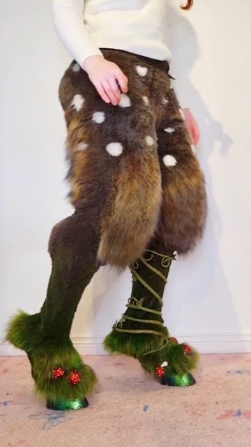 Faun Legs Cosplay, Faun Hooves, Faun Oc, Deer Fursuit, Renfaire Outfits, Faun Legs, Horizon Machines, Faun Cosplay, Fae Cosplay