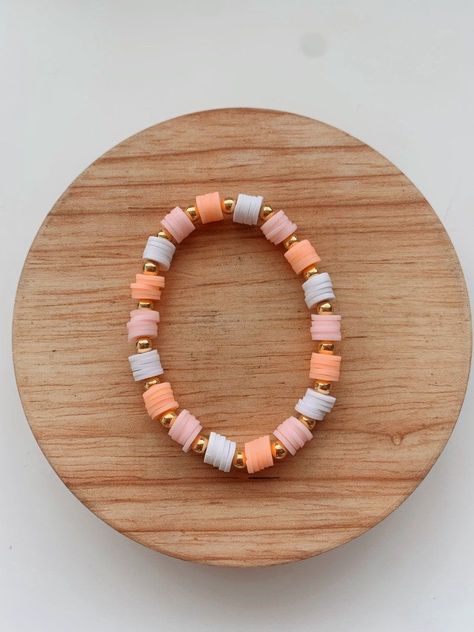 Bracelet Pop Up Stand Ideas, Make Clay Beads, Colorful Bead Bracelets, Diy Paper Flowers, Clay Bracelets, Clay Bead Necklace, Preppy Bracelets, Homemade Bracelets, Bracelet Inspo