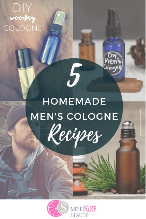 These natural homemade men's cologne recipes are simple and easy to do. All you need are some essential oils and a bit of time! Give the man in your life a wonderful gift of DIY cologne this year. They're free from harsh chemicals and lost a long time! Plus, you can keep them or give them as gifts, too. If you like spray cologne or roll-on, you can make both! From a sweet scent to a woodsy smell, you're certain to find a recipe here that you like! #cologne #essentialoils #DIY #homemade #natural Cologne Recipes, Essential Oil Cologne, Essential Oil For Men, Essential Oil Perfumes Recipes, Homemade Perfume, Perfume Recipes, Oils For Men, Men's Cologne, Diy Perfume