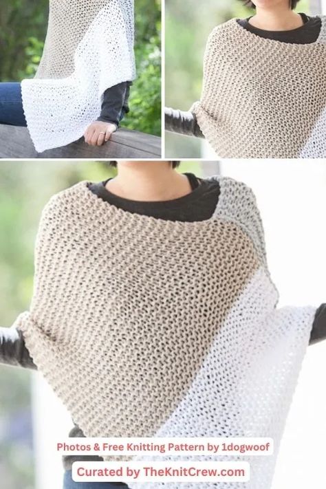 Knitting Patterns Free Poncho Capes, Knitting Ruana Pattern Free, Poncho Knitting Patterns Free Easy, Free Knitted Poncho Patterns For Women, Knitted Poncho Patterns Free Easy, Free Knit Poncho Pattern, Knitted Poncho Patterns, Poncho Knitting Patterns Free, Knitted Poncho Patterns Free