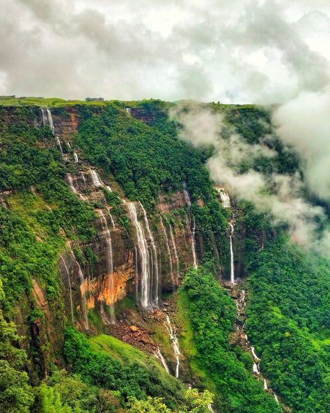 Seven sister waterfall, Meghalaya, Himalayas, blog, self improvement Meghalaya Waterfalls, Meghalaya Photography, Seven Sisters Waterfall, Struggles In Life, Ancient History Facts, Shillong, Seven Sisters, Ways To Be Happier, Appreciate Life