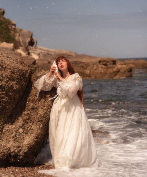 ‘ And she went into the sea because her core ached and there was no healing ‘ 🌊🤍✨🐚⚓️ — Dress : from @selkie treat yourself with a fairytale dress using my code ‘LEIRE’ for save some money ! ✨(link in bio) . . . 🏷️ #fairytalephotography #enchantedliving #poetryofsimplethings #summerdress #seasonaltales #aesthetic #aseasonalstory #searchwandercollect #vintage #romantic #coquette #littlewanderersdiary #smallmomentsofcalm #faithfulthebrand #cottagegarden #bookstagram #naturecore #fairytale #... Selkie Dress, Romantic Coquette, Dress Photography, Fairytale Photography, Fairytale Dress, Small Moments, Cottage Garden, More Photos, The Sea