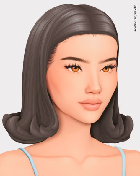 Best Maxis Match Sims 4 Short Hair CC (Lookbook + Links to Download) - Aesthetic Pixelz Sims 4 Cc Hair With Claw Clip, Sims 4 Cc 1950s Hair, Sims 4 Buns Hair, Sims 4 Bob With Bangs, Sims 4 Cc Hair Free Downloads Maxis Match, Sims 4 Mm Short Hair, Sims 4 Headband Hair, Layered Hair Sims 4 Cc, Sims 4 Short Curly Hair Maxis Match