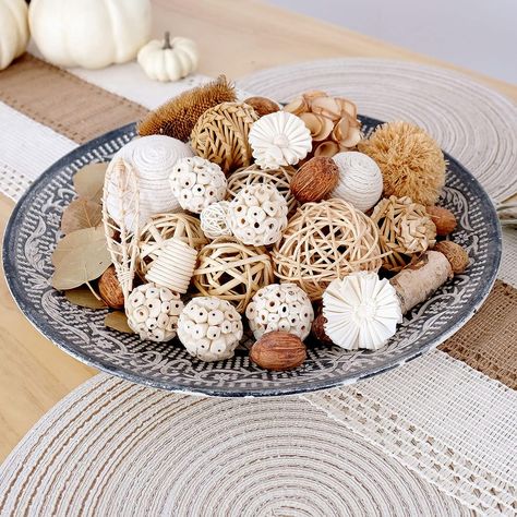 CIR OASES centerpieces Decorative vase & Bowl Filler Balls Potpourri Bags Decorative Bowl Filler Assorted Decorative Balls,Home Fragrance Sachet Vase Filler for Centerpiece Decor Centerpiece Filler, Potpourri Bag, Potpourri Decoration, Decorative Bowl Filler, Decorative Balls, Material Flowers, Fall Halloween Crafts, Flower Ball, Decorative Bowl