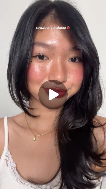 98K views · 22K likes | @learellaa on Instagram: "Strawberry makeup 🍓

@pixibeauty blush stick 
@freck freckle pen
@anastasiabeverlyhills lip liner in deep taupe
@blpbeauty lip gloss in blossom" Blush And Freckles Makeup, Strawberry Shortcake Peach Blush, Berry Blush Makeup, Espressoh Glassy Blush, Freck Beauty Blush, Strawberry Blush, Freckle Pen, Strawberry Makeup, Blush Stick