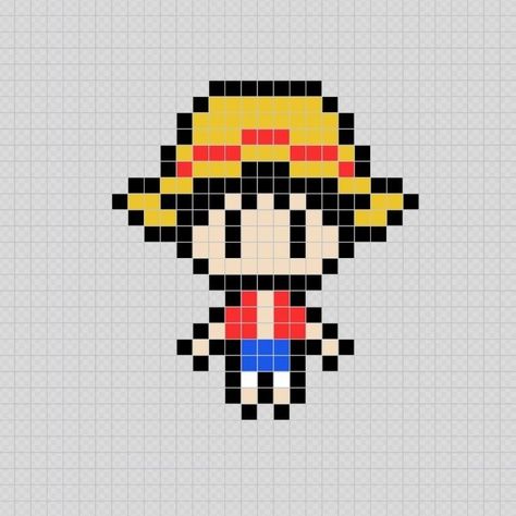 Anime Pixel, Anime Pixel Art, Art Anime, Pixel Art, One Piece, Anime, Art