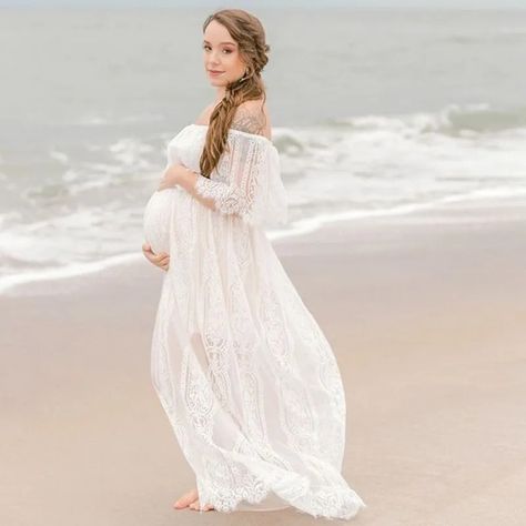 Pregnant White Dress, Maternity Photography Dress, Lace Maternity Dress, Boho Maternity, Lace Dress Boho, Women Lace Dress, Maternity Dresses For Photoshoot, Photoshoot Dress, Shower Dresses