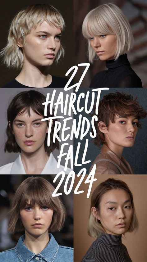 Korean-inspired haircut trends fall 2024 are bringing sleek, medium length styles with curtain bangs into the spotlight. These fall trends are perfect for women who love a polished yet low-maintenance look. Whether you have long or short hair, the autumn 2024 trends emphasize soft, natural styles that work well with all hair lengths. These looks are perfect for transitioning your style through the fall months. Haircut 2024 Fall, 2024 Edgy Hair Trends For Women, Hairstyles 2025 Trends Women, Hair Trends 2024 Fall, Haircut Fall 2024, Fall 2024 Hair Color Trends, Haircut 2025 Trends Women, Hair 2025 Trends, Haircut Trends 2024 Women