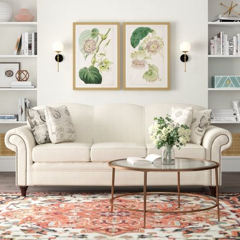 You can go big with your above the couch decor, or you can keep it minimal, either way putting something in that space is going to make the room look much better Sconces Above Couch, Decor Ideas Above Couch, Ideas Above Couch, Art Over Sofa, Ideas For Wall Decor, Decor Over Couch, Art Over Couch, Wall Behind Couch, Above Couch Decor