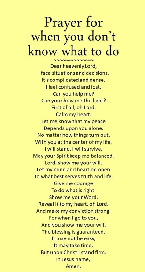 Prayers For Different Situations, Dont Know What To Do, When You Dont Know What To Do, Prayer For Self, Strong Prayers, Prayer For Strength, Woord Van God, Prayer For Guidance, Deliverance Prayers