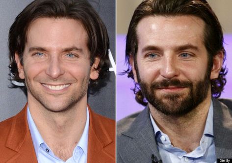 Study Shows Men With Beards Can Look Up To 8 Years Older@huffingtonpost.com But bearded men can take heart in a separate study conducted earlier this year, showing that women prefer men with heavy stubble over clean-shaven guys.  Which do you prefer? Behold the following famous men, with and without their beards, for inspiration: #ShapeUpSaturday Beard Or No Beard, Men With Beards, Stubble Beard, Things To Try, Tommy Lee Jones, Clean Shaven, Beard Look, Take Heart, Hair Do