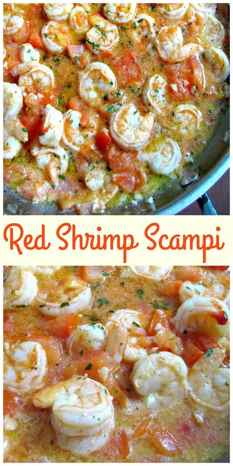 Dinner Recipes Shrimp, Tomato Butter Sauce, Seafood Ideas, Tomato Butter, Crazy Kitchen, Shrimp Scampi Recipe, Scampi Recipe, Veronica Mars, Shrimp Dishes