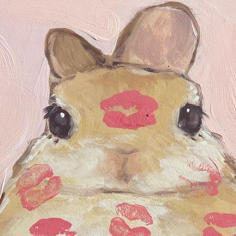 Painted Animals, Paint Inspo, Posca Marker, Bunny Painting, Cocoppa Wallpaper, Cute Canvas Paintings, Cute Paintings, Cute Canvas, Cute Little Drawings