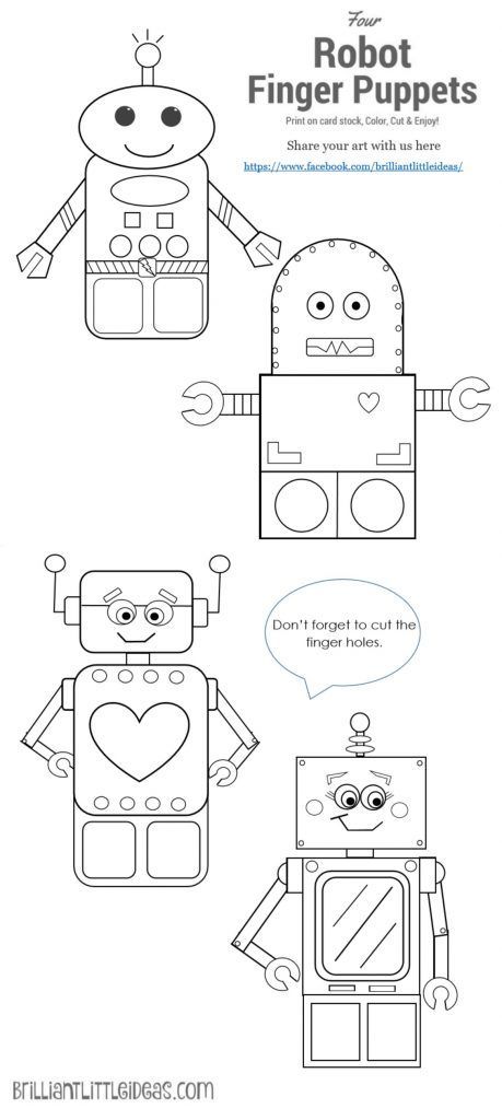 Robots Preschool, Preschool Technology, Robot Activity, Robot Craft, Craft Preschool, Robot Theme, Puppets For Kids, Robot Party, Deco Nature