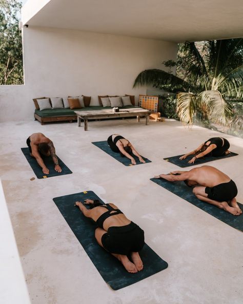 Luxury Leisure Aesthetic, Mexico Wellness Retreat, Luxury Yoga Retreat, Luxury Beach Resort Aesthetic, Luxury Wellness Aesthetic, Wellness Retreat Aesthetic, Tulum Yoga, Nature Hotel, Wellness Weekend