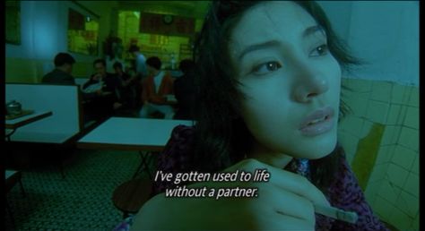 fallen angels wong kar wai Michelle Reis, Fallen Angels 1995, Christopher Doyle, Wong Kar Wai, Film Grab, Fallen Angels, Movie Lines, Film Quotes, Cinematic Photography