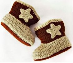 Crochet Boots Free Pattern, Crochet Baby Boots Free Pattern, Crochet Baby Boots Pattern, Crochet Cowboy Boots, Crochet Cowboy Hats, Baby Boots Pattern, Cowboy Crochet, Baby Cowboy Boots, Baby Booties Free Pattern