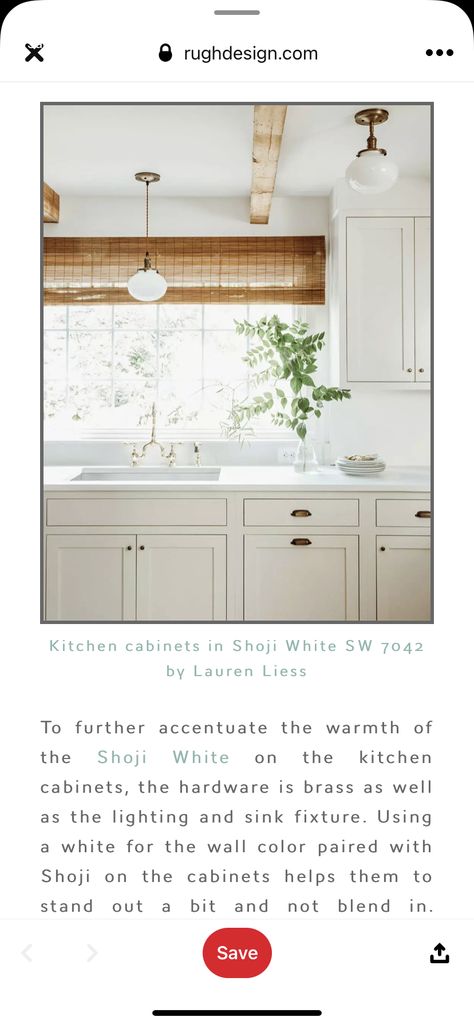 Shoji White Kitchen, Shoji White Kitchen Cabinets, Shoji White Cabinets, Kitchen Cabinets And Backsplash, Shoji White, Cherry Kitchen, Kitchen Refresh, White Backsplash, Downstairs Bathroom