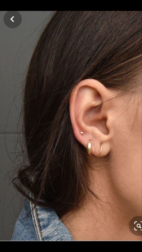 Ear Piercings Indian, Triple Ear Piercing, Skin Piercing, Micro Blading, Minimalist Ear Piercings, Ear Peircings, Perfect Eyebrow, Stylish Pens, Eyebrow Pen