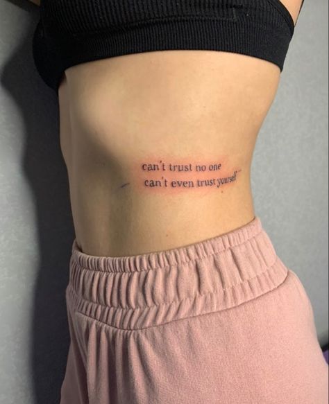 No Trust Tattoo, Self Care Tattoo, Trust No One Tattoo, Trust Tattoo, No Trust, Trusting People, One Tattoo, Romantic Couple Kissing, Trust Quotes