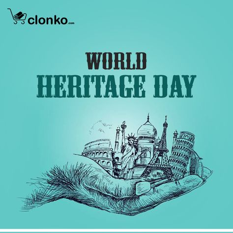 World Heritage Day Creative Ads, World Heritage Day Poster, Kindergarten History, World Heritage Day, Office Posters, Heritage Day, Happy National Day, Beauty Of The World, Designing Ideas