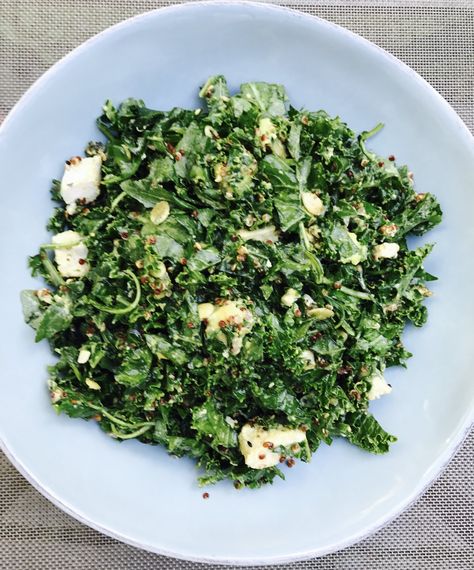 Arugala Salad Recipes, Hormone Reset Diet Recipes, Salad With Quinoa, Arugula Recipes, Quinoa Kale, Arugula Salad Recipes, Massaged Kale, Kale Salad Recipes, Arugula Salad