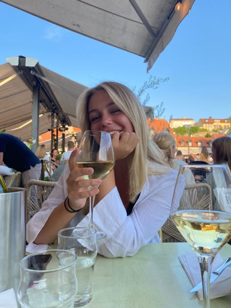 A Woman, Wine, Instagram