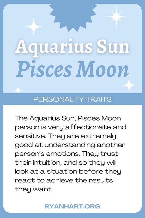 Aquarius Sun Pisces Moon, Moon Personality, Moon Person, Aquarius Vibes, Sun Aquarius, Astrology Aspects, Tea Leaf Reading, Aquarius Sun, All About Pisces