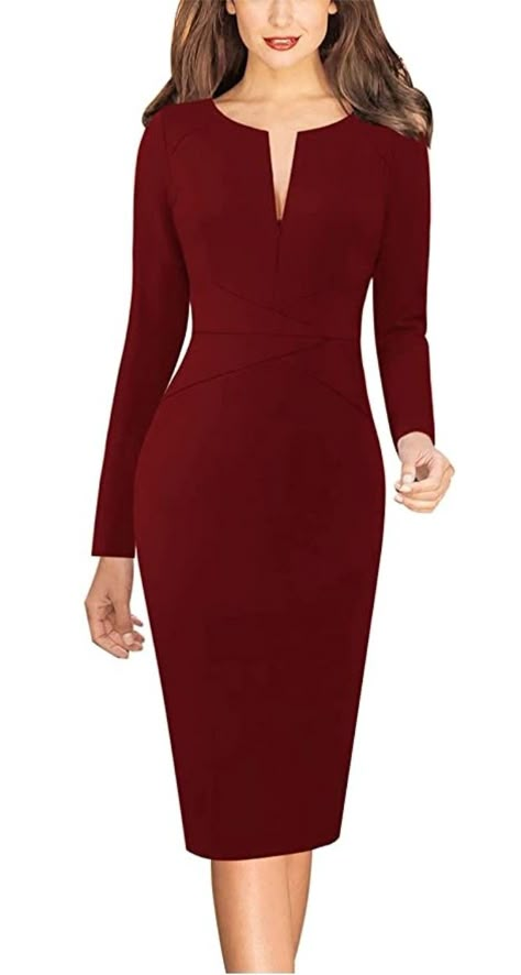 Business Dress Women, Wear To Work Dress, Office Dresses For Women, Work Dresses For Women, فستان سهرة, Classy Work Outfits, Work Dresses, Office Dresses, Black Bodycon Dress