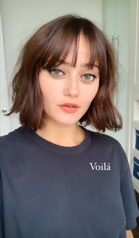 Protruding Eyes, Color Block Hair, Ella Purnell, French Bob, Bob Hairstyles For Fine Hair, Hair Envy, Dream Hair, Cortes De Cabello, Hair Today