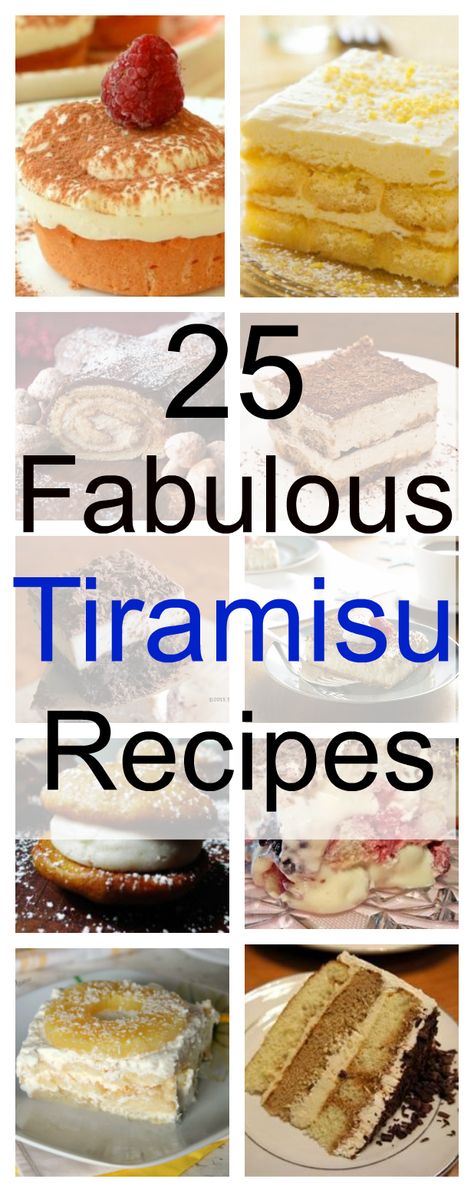 25 Fantastic Tiramisu Recipes for New Year's | Crafts a la mode Tiramisu Dessert Recipes, Tarimisu Recipe, Unique Tiramisu, Tiramisu Dip, Hazelnut Hot Chocolate, Tiramisu Coffee, Tiramisu Recipes, Espresso Dessert, Best Tiramisu