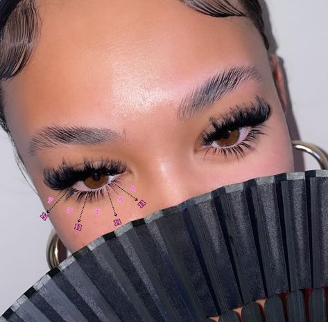 Volume Spikes Lash Extensions, Short Wispy Cat Eye Lash Extensions, Lash Extensions Top And Bottom Styles, 12mm Lash Extensions, Dramatic Cat Eye Lash Extensions, Hybrid Full Set Lash Extensions, Cat Eye Lash Extensions Volume, Lash Extensions Styles Black Women, Doll Eye Volume Lash Extensions