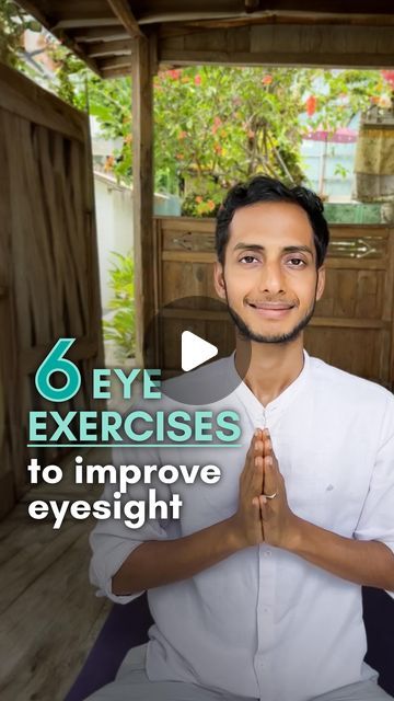 Satvic Movement on Instagram: "This one’s for all our friends with specs! By doing these eye exercises daily, combined with sungazing and a Satvic diet regime, I was able to improve my eyesight! 🤓 ➡️ 😃 Of course, it’s a slow process and takes time! But you’ll definitely get results if you’re consistent with it. If you want to know more about the steps I took, check out our 13-min video on YouTube▶️ Search ‘Satvic Movement Specs’ and it’ll pop up. #eyeexercises #eyecaretips #removespectacles #eyecareforall #satvicmovement" Satvic Movement, Eye Health Remedies, Home Remedy For Cough, Eye Sight Improvement, Eye Exercises, Vision Eye, Face Exercises, Healthy Eyes, Cold Home Remedies