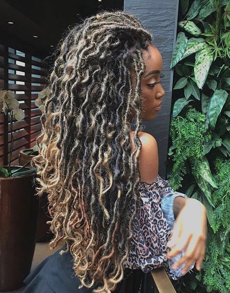 Boho Mermaid Locs, Mermaid Locs, Mermaid Braids, Blonde Dreadlocks, Boho Mermaid, Faux Loc, Boho Locs, Blonde Box Braids, Faux Locs Hairstyles