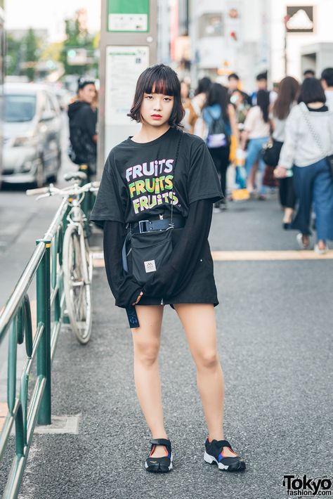 Nike Air Rift Outfit, Air Rift Outfit, Nike Rift, Nike Air Rift, Harajuku Street Style, Fruits Magazine, Harajuku Street, Harajuku Fashion Street, Sneakers Street Style