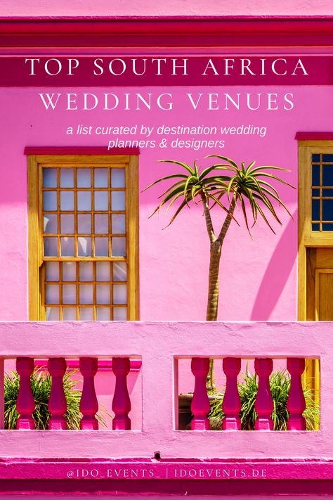 We have curated a list of our dream weddings venues for couples looking to get married in South Africa. Vineyards for an elegant chateau vibe and glass cathedrals for unique locations. This list will guarantee both outdoor and indoor unforgettable events. We also include all the need-to-know travel things for your destination wedding in South Africa. IDO Events are destination wedding planners and designers based in Berlin, Germany. To learn how to more, connect on Instagram @ido_events_ South Africa Wedding, Africa Wedding, Small Backyard Wedding, Elegant Weddings, Travel Things, Dream Wedding Venues, Villa Wedding, Planner Tips, Greece Wedding