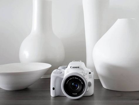 White Canon Camera, Camera Life, Camera Tutorial, White Camera, Canon Digital Camera, Best Digital Camera, Digital Slr Camera, Canon Camera, Photography Equipment