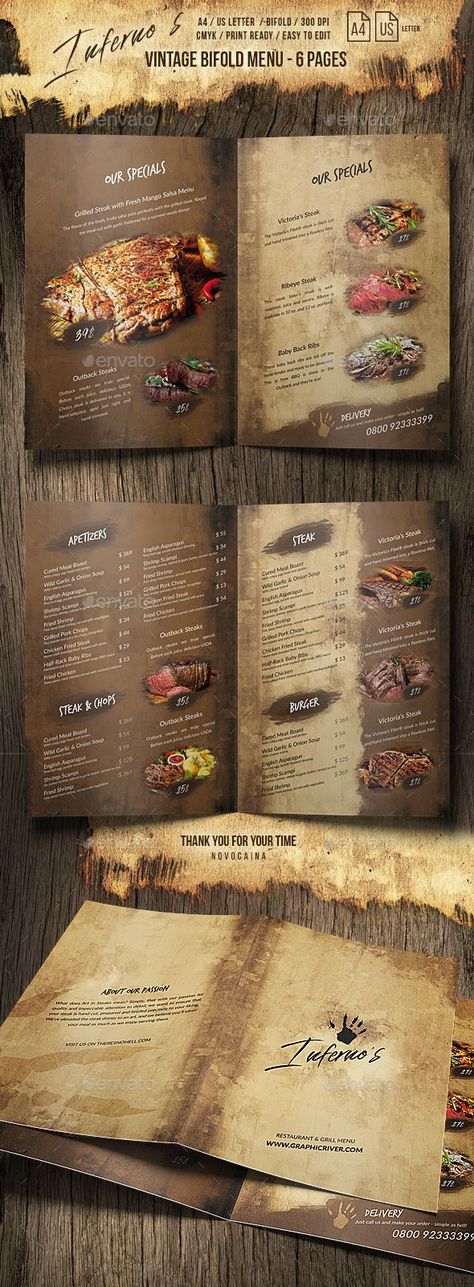 This PSD template is perfectly Suitable for Restaurant, Catering, Grill bar etc. Easy to edit font, text, color, fully adobe Photo Vintage Menu Design Ideas, Grill Restaurant Menu Design, Classic Menu Design Restaurants, Grill Menu Ideas, Vintage Menu Design, Bar Menu Design, Resturant Menu, Menu Vintage, Menu Sans Gluten