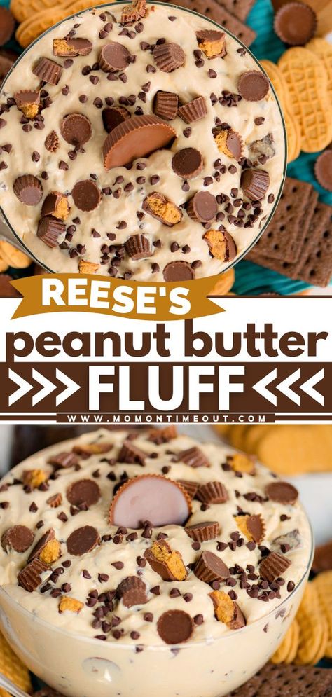 Reeses Desserts, Peanut Butter Fluff, Dessert Dip Recipes, Bbq Summer, Baked Dessert, Fluff Recipe, Desserts Healthy, Fluff Desserts, Sweet Dips