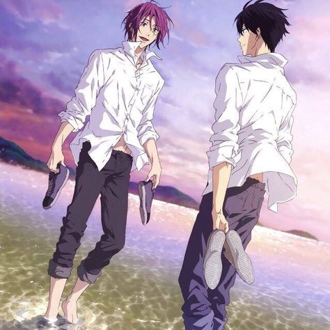 Free! Free! Anime, Rin X Haru, Free Anime Wallpaper, Rin Free, Matsuoka Rin, Rin Matsuoka, Free Eternal Summer, Splash Free, Free Iwatobi Swim Club