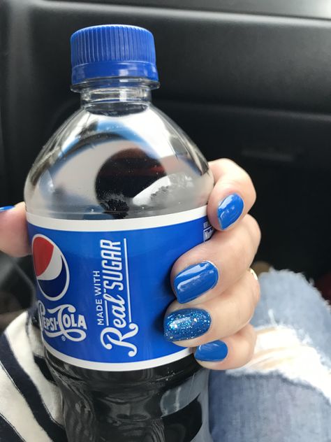 Pepsi Blue nails DND Pittsburgh Blue #027 Nails Dnd Colors, Dnd Colors, Nails Dnd, Pepsi Blue, Nails Nail Polish, Dnd Gel Polish, Nails Blue, Mani Pedi, Blue Nails