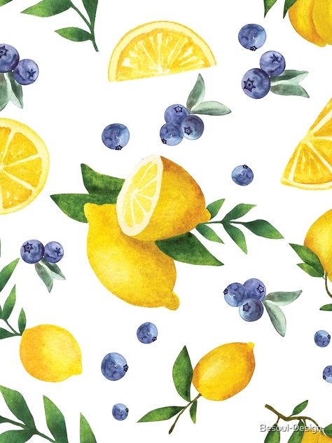 "Lemon and Blueberry Pattern" Sleeveless Top for Sale by Besoul-Design | Redbubble Blueberry Pattern, Lemon And Blueberry, Pattern Throw Blanket, Lemon Patterns, Pattern Shower Curtain, Lemon Print, Dessert Decoration, Striped Wallpaper, Patterned Shower Curtain