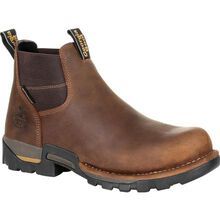 Slip On Work Boots, Brown Leather Chelsea Boots, Mens Waterproof Boots, Shop Boots Online, Georgia Boots, Tactical Shoes, Steel Toe Shoes, Work Boots Men, Work Boot