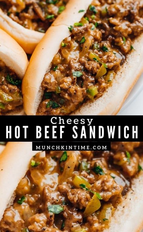 Hot Beef Sandwich, Crockpot Cabbage, Hot Beef Sandwiches, Hot Beef, Hot Sandwich Recipes, Beef Sandwich Recipes, Beef Recipes For Dinner Easy, Recipes For Dinner Easy, Vegetarian Crockpot Recipes