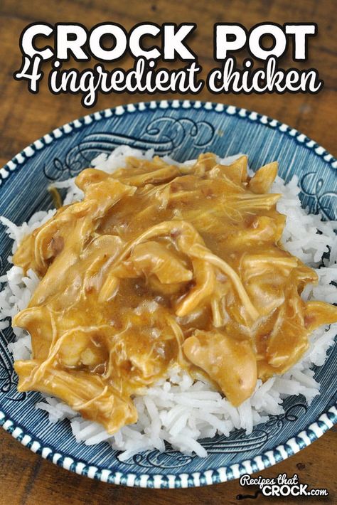 If you are looking for a flavorful chicken dish, check out this 4 Ingredient Crock Pot Chicken. As an added bonus, it is easy to put together too! Crockpot Chicken Tenderloins, Chicken Recipes Crock Pot, Chicken For Two, 4 Ingredient Chicken, Crock Pot Chicken Recipes, Tenderloin Recipes Crockpot, Mini Crockpot Recipes, Recipes Crock Pot, Chicken Breast Crockpot Recipes