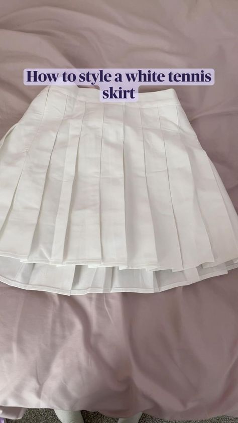 How to style a white tennis skirt in 2022 | White tennis skirt, White skirt ideas, Pleated skirt outfit White Tennis Skirt Outfit Summer, Tennis Skirt Outfit Plus Size, White Skirt Ideas, Skirt Autumn Outfit, White Pleated Skirt Outfit, Tennis Skirt Outfit Summer, White Tennis Skirt Outfit, Pleated Skirt Outfits, Skirt Outfit Summer