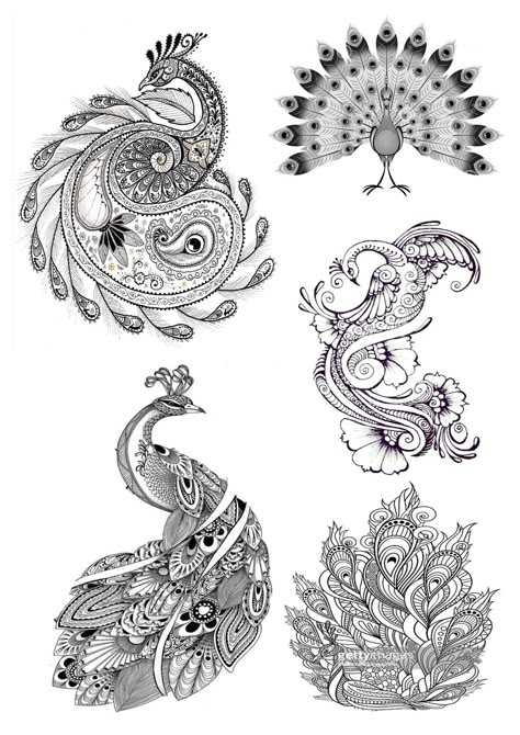 Small Peacock Tattoo, Peacock Tattoo Designs, Elephant Outline, Peacock Mandala, Paisley Peacock, Wrist Tattoo Ideas, Wrist Tattoo Designs, Peacock Embroidery Designs, Peacock Tattoo