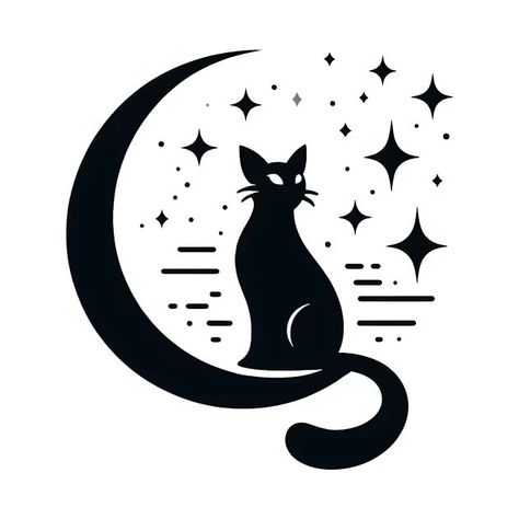 Black cat on crescent moon graphic design. #cat #design #crescentmoon #moon #hoodie #t-shirt #tiktok #hat https://www.teepublic.com/t-shirt/61683380-black-cat-on-crescent-moon-graphic?store_id=3291392 Moon Graphic Design, Cat On Moon, Moon Hoodie, Cats And Birds, Cat And Moon, The Last Avatar, Cat Moon, Moon Cat, Moon Graphic