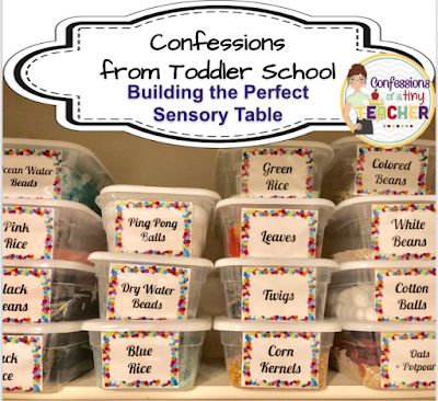 Sensory Bin Setup, Beginning Of Year Sensory Bin, How To Store Sensory Bin Items, First Week Of School Sensory Bin, Sensory Bin Storage Ideas, Mini Sensory Bins, Dollar Tree Sensory Items, Sensory Bin Organization, First Day Of School Sensory Bin