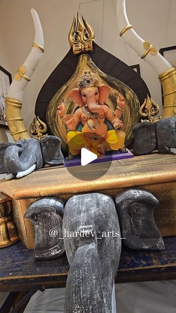 HARDEV ARTS on Instagram: "Vanmali Hall,Dadar(west) #flowerdecoration#decoration#makhar#ganeshfestival#ganpatibappamorya#ganpati#dadarmumbaikar#hardevarts" Ganapathi Decoration, Ganpati Decoration, On Instagram, Quick Saves, Instagram